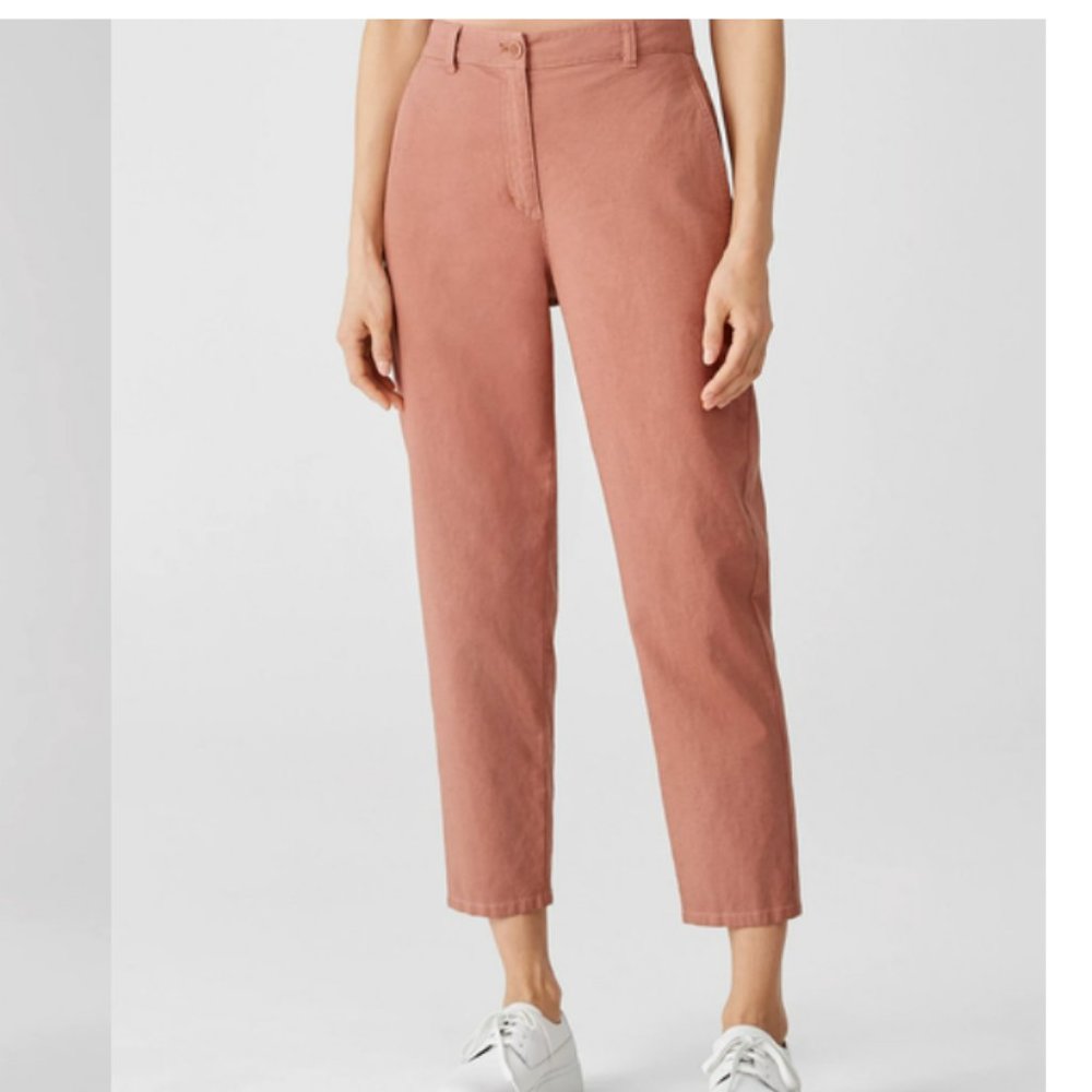 Eileen Fisher Cropped Pants in Dusty Rose